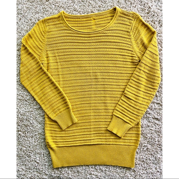 boutique Sweaters - Boutique Mustard Yellow Sweater